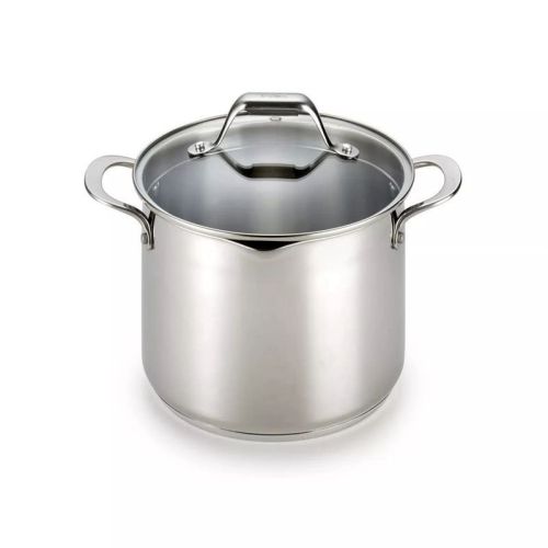 6qt Stock Pot with Lid, Simply Cook Stainless Steel Cookware 6qt Stock Pot with Lid, Simply Cook Stainless Steel Cookware